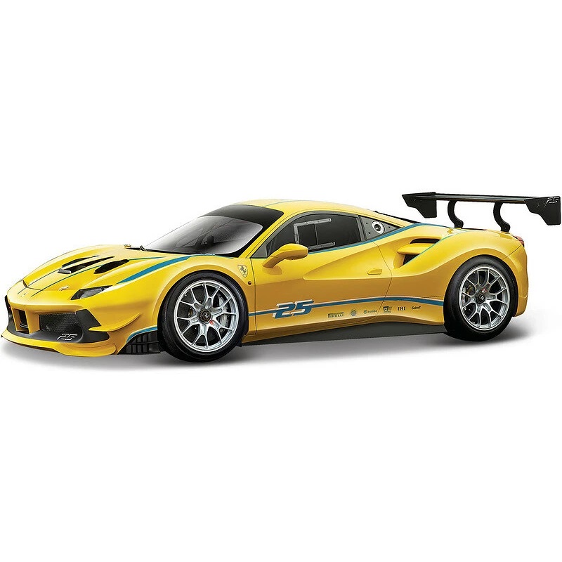 Bburago Ferrari 488 Challenge 1:24 žltá
