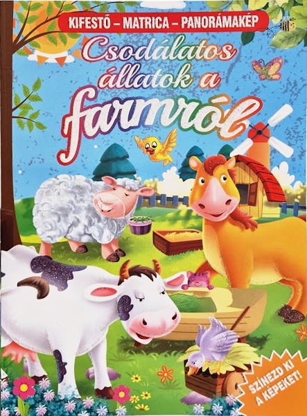 Csodálatos állatok a farmról munkafüzet ( Maďarská verzia )