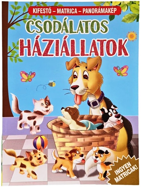 Csodálatos háziállatok munkafüzet (Maďarská verzia)