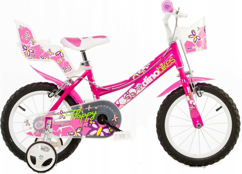 DINO Bikes - Detský bicykel 14" 146R - ružový 2017