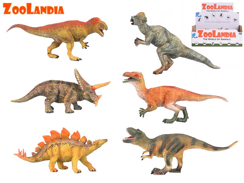 Zoolandia Dinosaurus 20-25cm/6 druhov