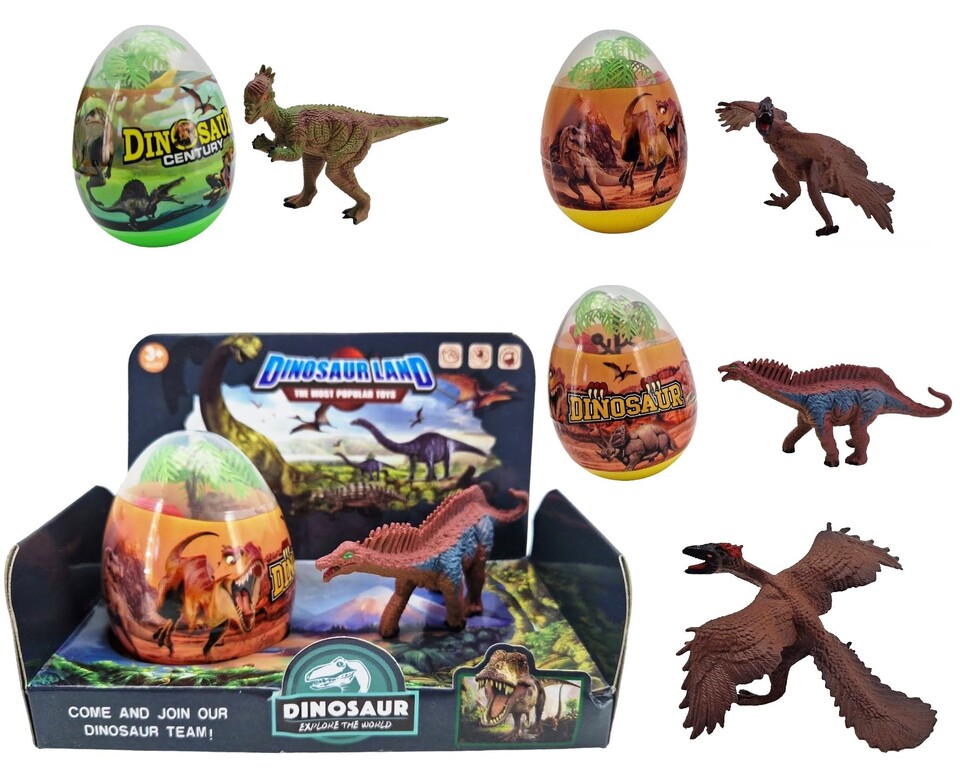 Dinosaurus s vajíčkom, rôzne druhy
