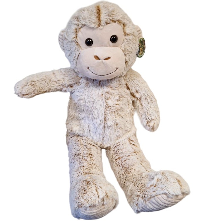 Opica plyš biela veľká 80cm