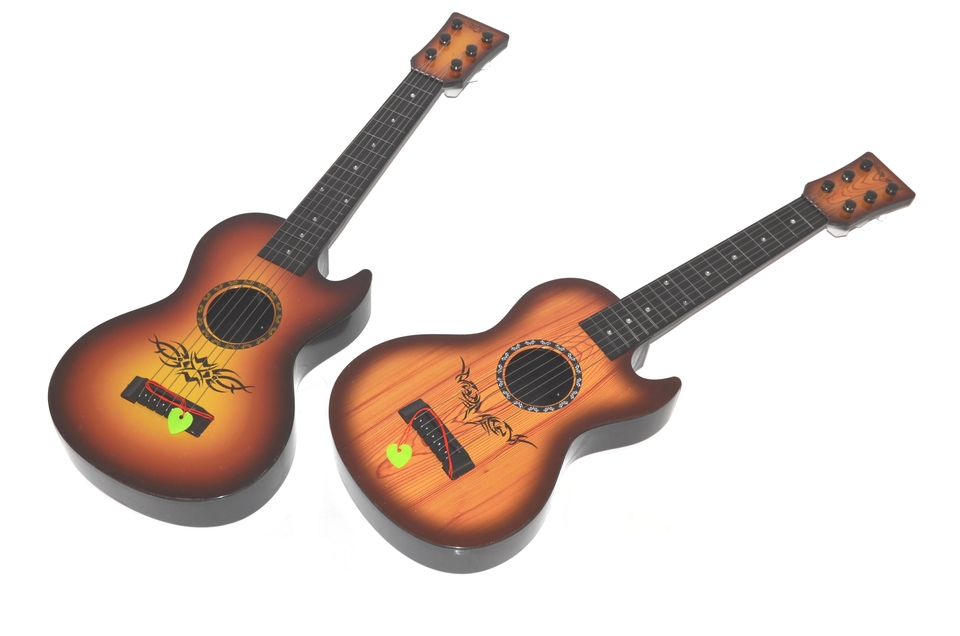 Gitara s trsátkom 60 cm - svetlohnedá