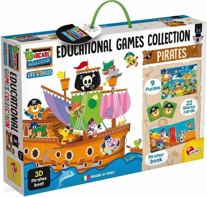 Montessori kolekcia vzdelávacích hier piráti
