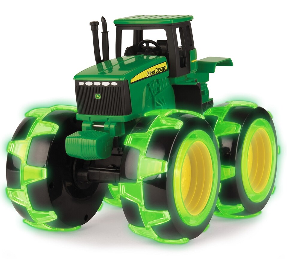 John Deere Kids Monster Treads traktor svietiace kolesá 23cm