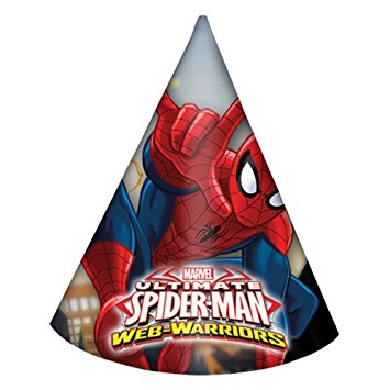 Klobúčiky Párty Spiderman 6ks