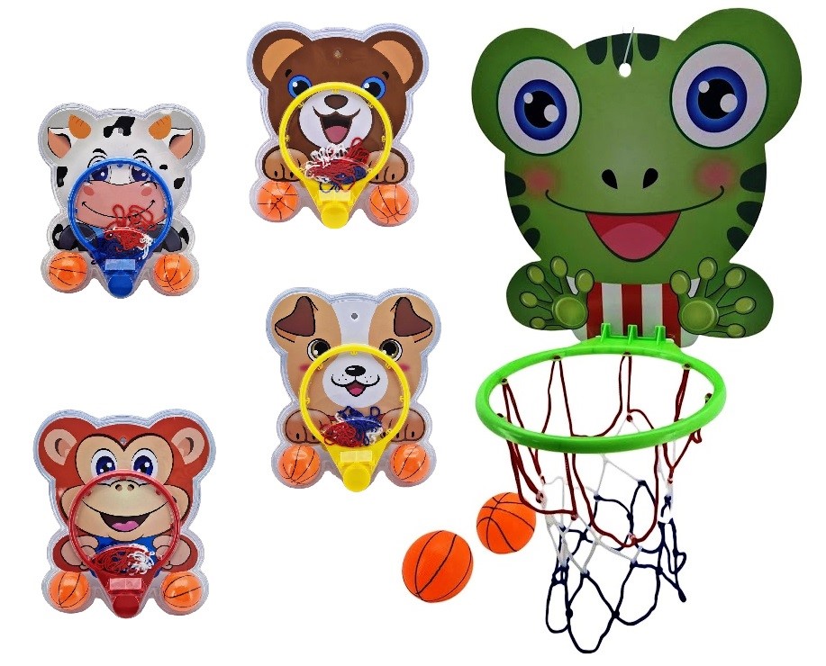 Kôš na basketbal zvieratká sada - opica