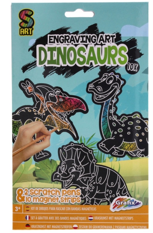 Kreatívna sada magnetky Dinosaurus