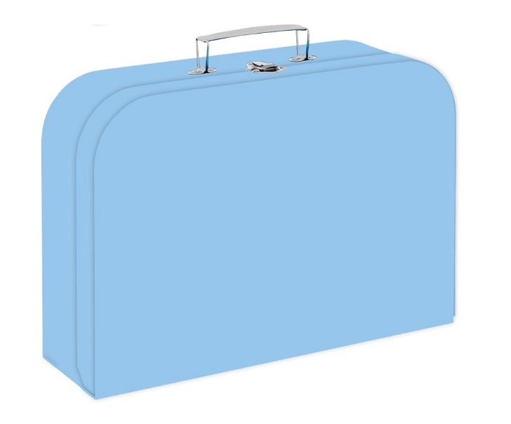 Kufrík modrý 34 cm