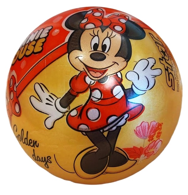 Lopta Minnie Mouse zlaté dni 14cm