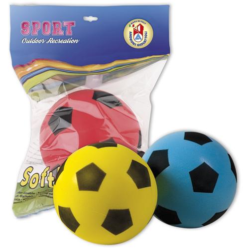 Futbalová lopta penová 20cm - modrá