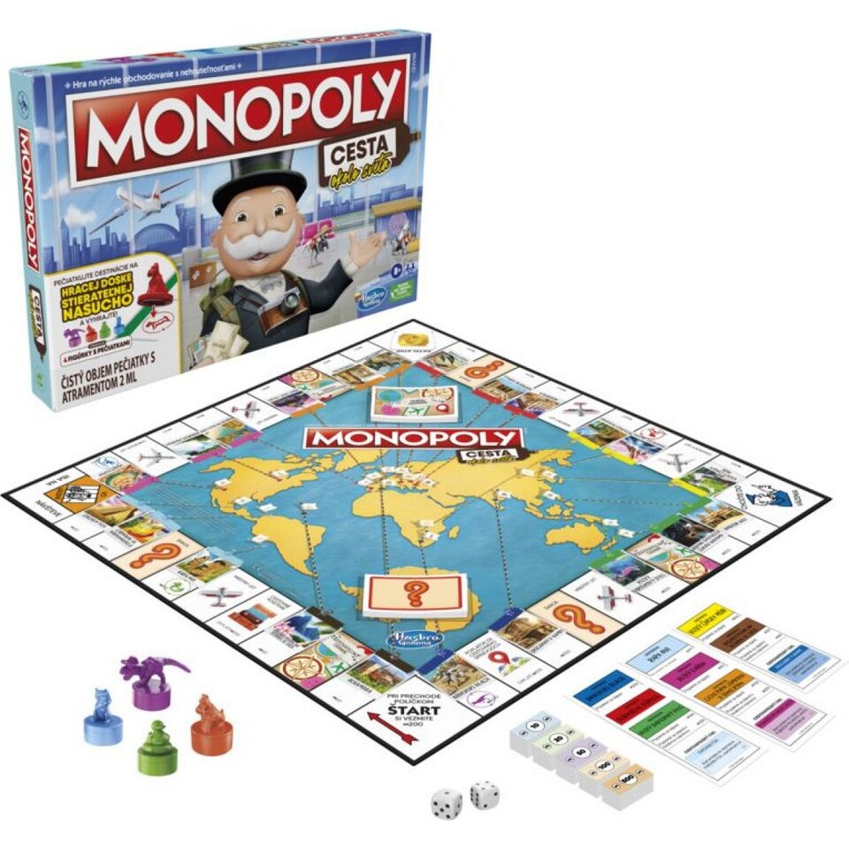 Hasbro Monopoly Cesta Kolem Světa