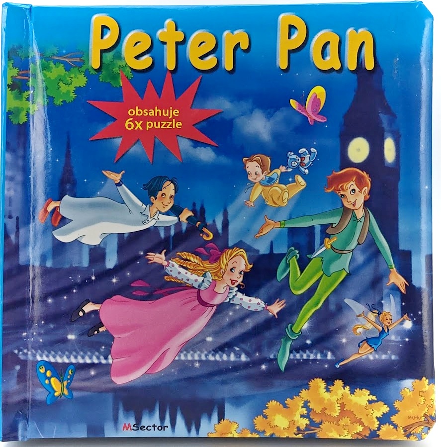 Puzzle kniha Peter Pan