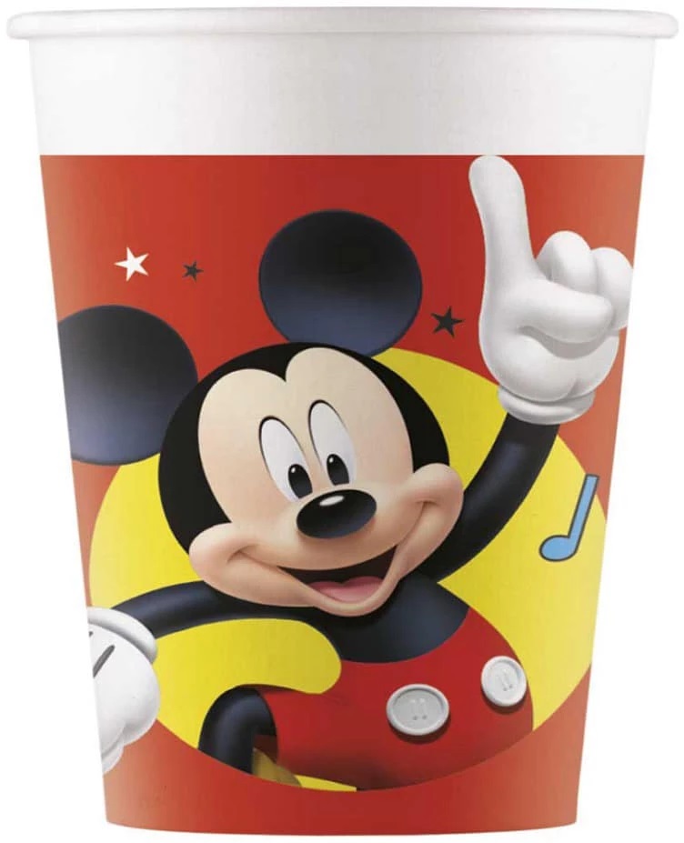 Poháre Mickey Mouse papierové 200ml / 8ks