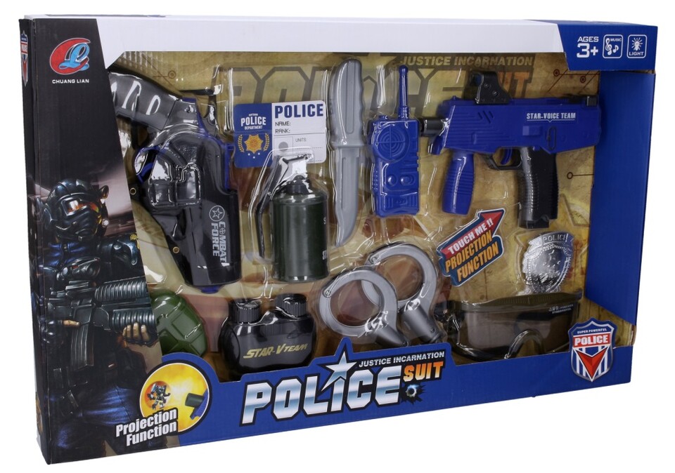 Policia sada zbrane a doplnky