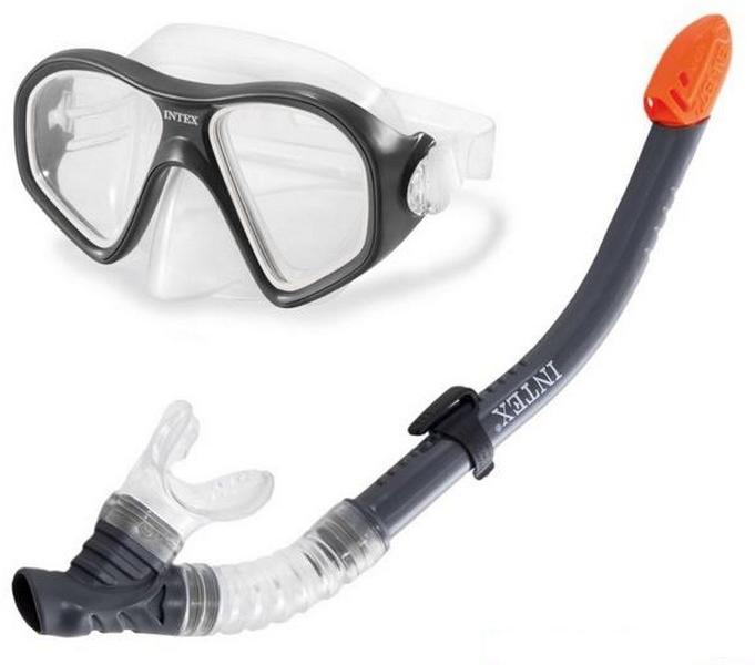 Intex 55648 Potápačské okuliare + šnorchel ​​​​​​​ Aquaflow Sport