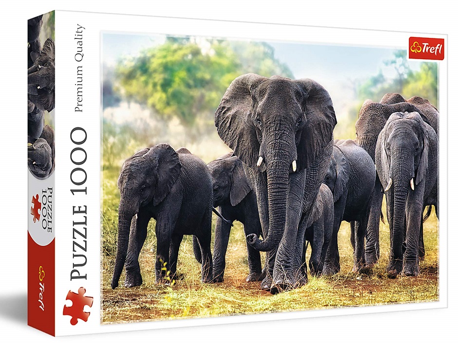 Trefl Puzzle 1000 Africký slon