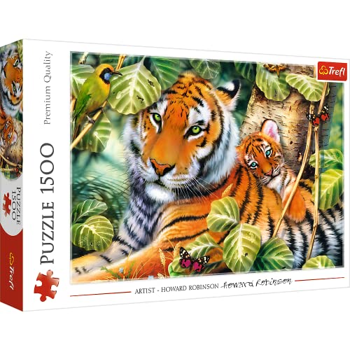 Trefl Puzzle 1500 Dva tigre