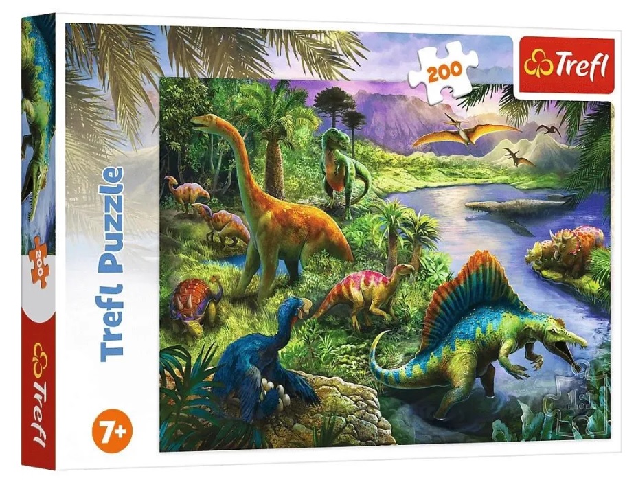 Trefl Puzzle 200 Dinosaury