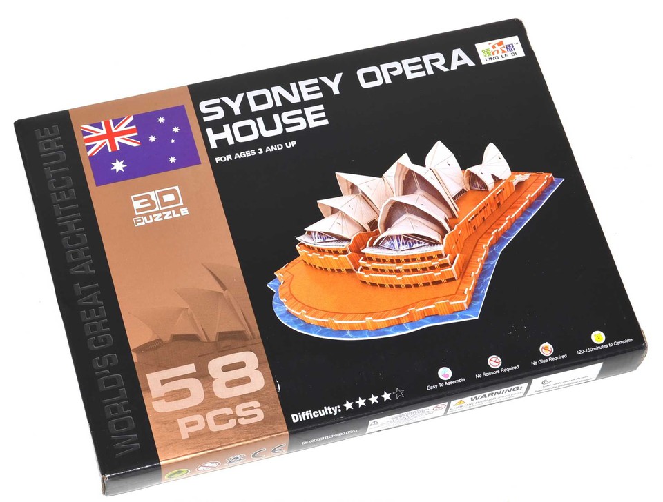 Puzzle 3D Opera v Sydney