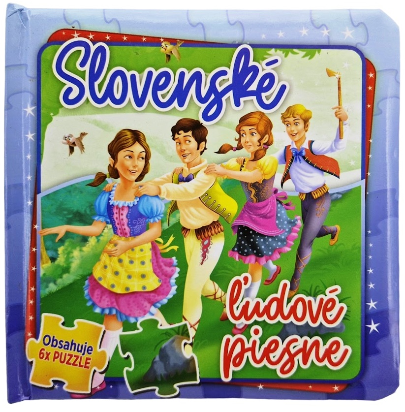 Slovenské ľudové piesne obsahuje 6x puzzle