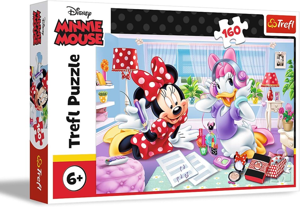 Puzzle Minnie Mouse deň s najlepšou kamarátkou 160 dielikov