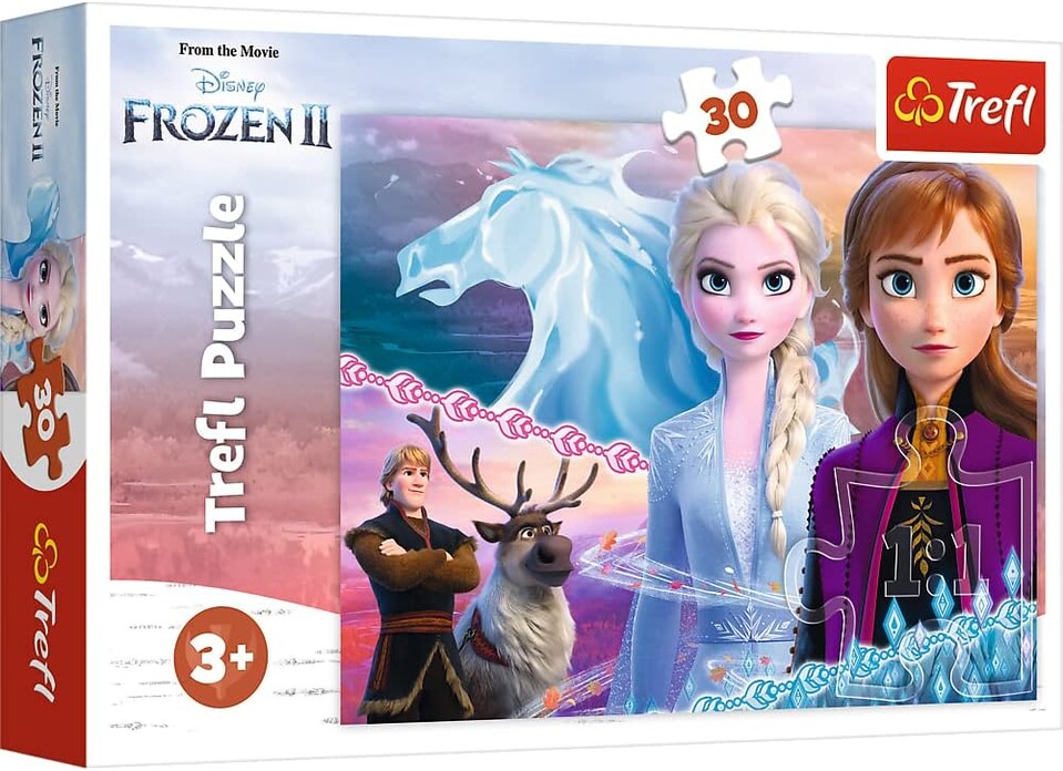 Puzzle Frozen II Odvážne sestry 30 dielikov