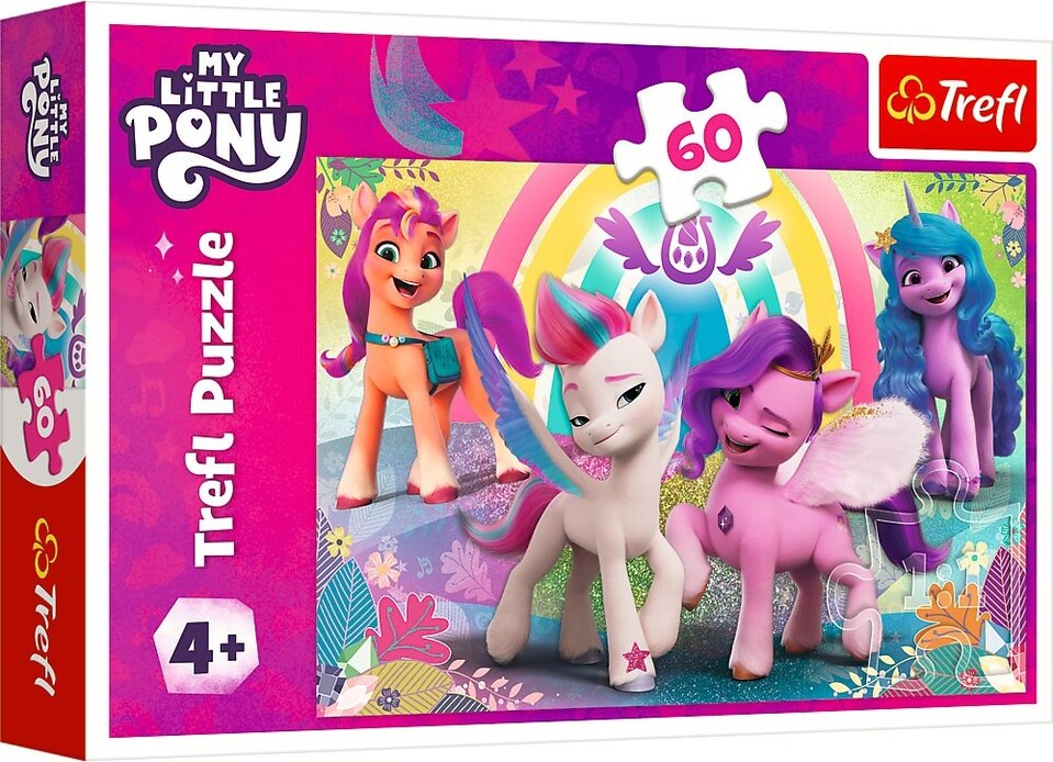Trefl Puzzle My Little Pony: Vo svete priateľstva 60 dielikov