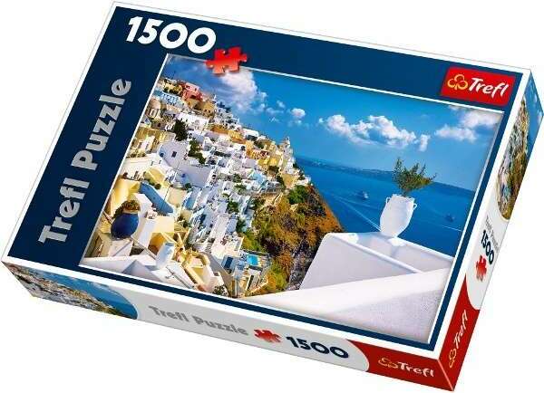 Puzzle Trefl Santorini - Grécko. 1500d