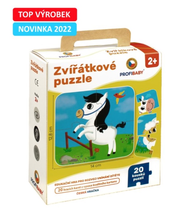 Profibaby Puzzle zvieratká 20ks