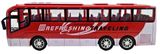 Autobus Traveling na zotrvačník červený 31cm