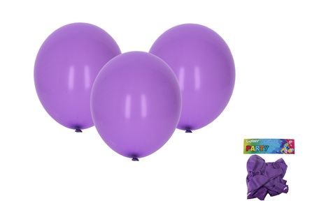 Balóny fialové 30cm/10ks