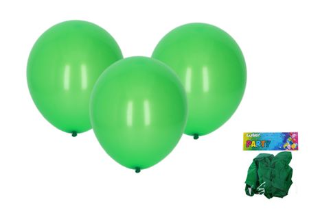 Balóny zelené 30cm/10ks