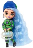 Mattel Barbie Extra Minis modré vlasy