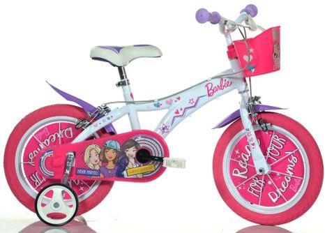 DINO Bikes - Detský bicykel 14" 614GBA - Barbie 2018