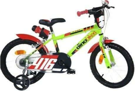 DINO Bikes - Detský bicykel 16" 416US - zeleno - čierny 2020