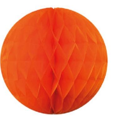 Ozdobná dekoračná guľa oranžová 30cm