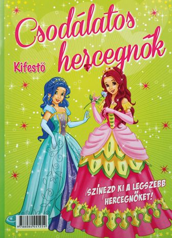 Kifestő+munkafüzet+ceruzák Hercegnők (Maďarská verzia)