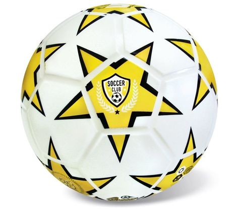 Futbalová lopta Soccer Club žltá veľkosť 5