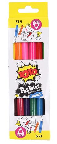 Farebné ceruzky Jumbo 6ks