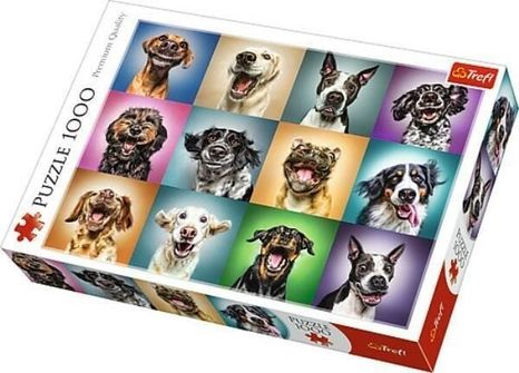 Puzzle Trefl Funny dogs 1000, výrobca Trefl.