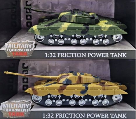 Tank s efektami 22cm 2farby