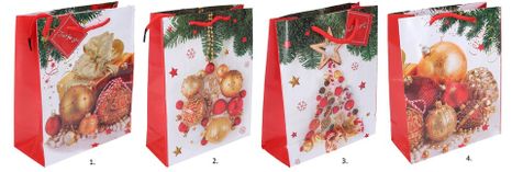 Vianočná darčeková taška 26x32x11cm