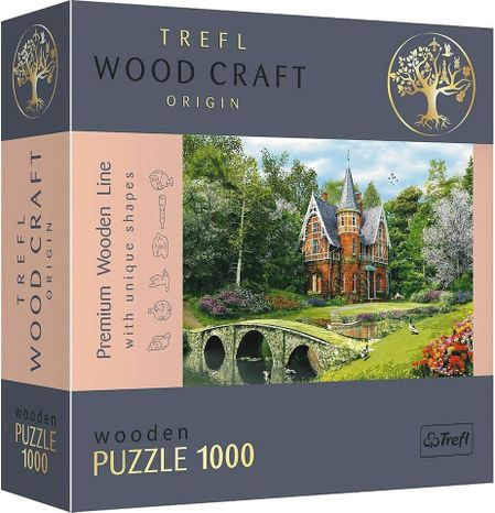 Trefl Drevené puzzle 1000 - Viktoriánsky dom