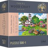 Trefl Drevené puzzle 501 - Letný prístav