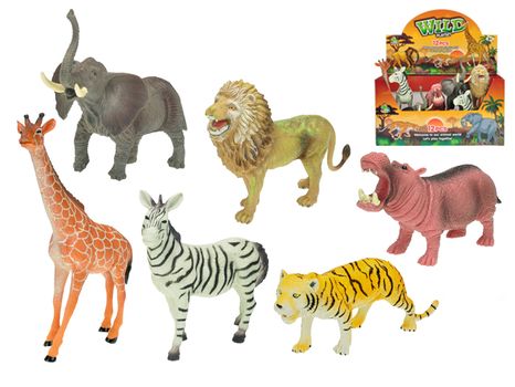 Zvieratká safari 6 ks 