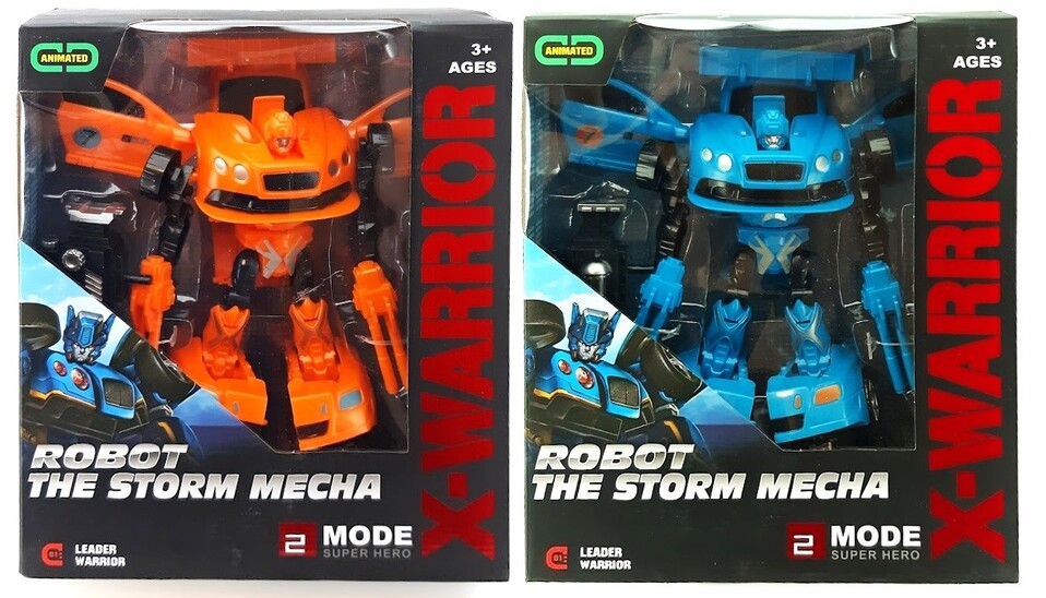 Robot/Auto The Storm Mecha 2v1 - modrá