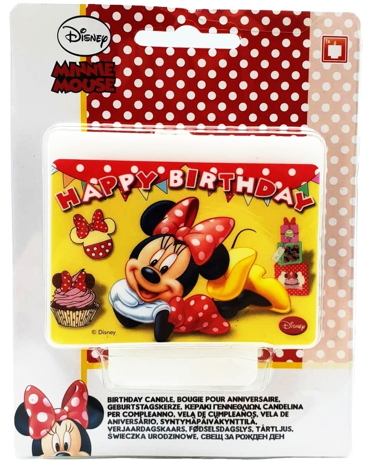 Sviečka Happy Birthday Minnie
