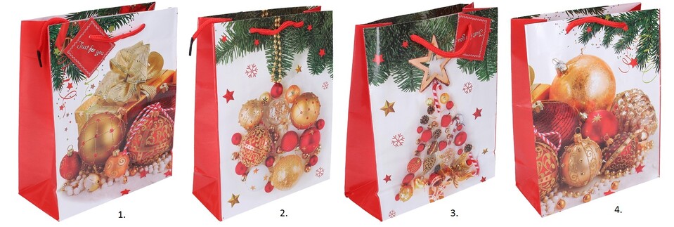 Vianočná darčeková taška 26x32x11cm - 3